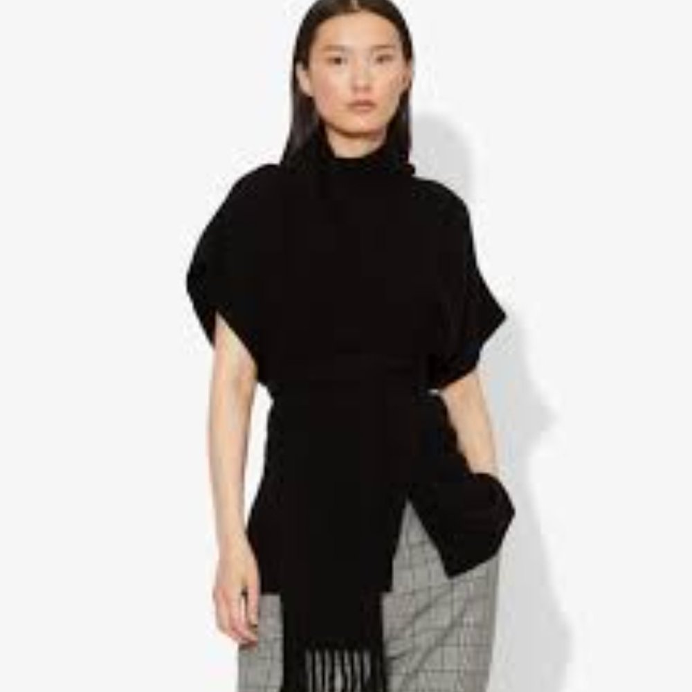 Proenza Schouler scarf neck drape sweater